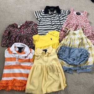 7 pcs 12 months ralph lauren clothing